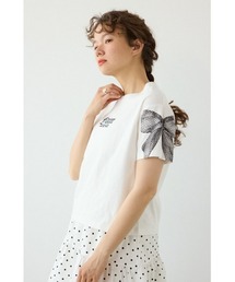 Ribon×Butterfly TEE