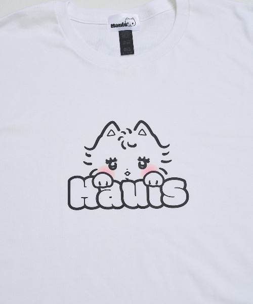 Hauls(ハウルズ)の「どどーん!BIGTEE(Tシャツ/カットソー・レディース・ホワイト/ブラック/ピンク/サックスブルー・FREE)」の10枚目の写真