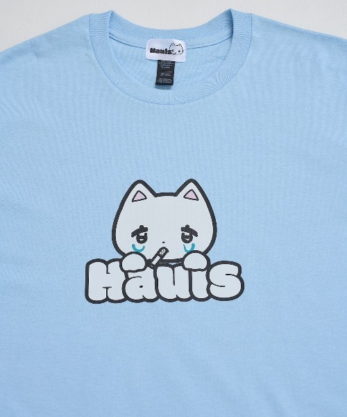 Hauls(ハウルズ)の「どどーん!BIGTEE(Tシャツ/カットソー・レディース・ホワイト/ブラック/ピンク/サックスブルー・FREE)」の13枚目の写真