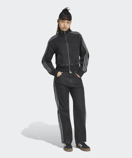 adidas(アディダス)の「ファイアーバード デニム トラックトップ / ジャージ / アディダスオリジナルス adidas Originals(デニムジャケット・レディース・ブラック・XX-LARGE/LARGE/MEDIUM/SMALL/X-LARGE/X-SMALL)」の5枚目の写真