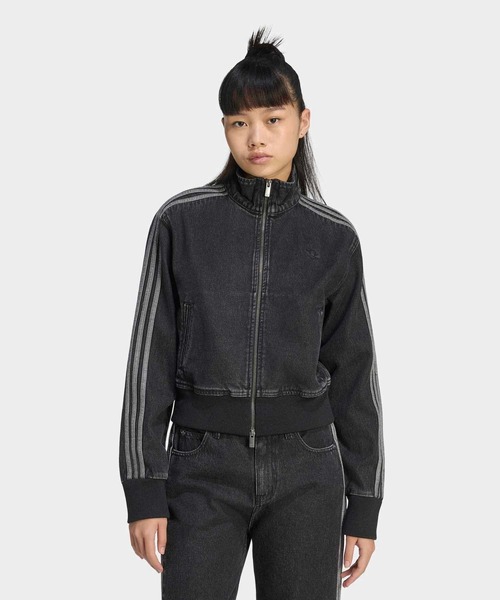 adidas(アディダス)の「ファイアーバード デニム トラックトップ / ジャージ / アディダスオリジナルス adidas Originals(デニムジャケット・レディース・ブラック・XX-LARGE/LARGE/MEDIUM/SMALL/X-LARGE/X-SMALL)」の11枚目の写真