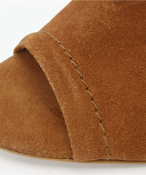 Spick & Span（スピックアンドスパン）の「LUCIA BOIX スエードミュール◆（サンダル・レディース・ブラック/キャメル・36/37/38）」の10枚目の写真