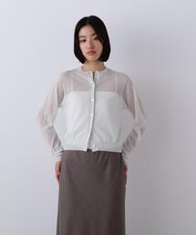 YLEVE（イレーヴ）の「YLEVE   SHEER RIB KNIT CARDIGAN（カーディガン/ボレロ）」