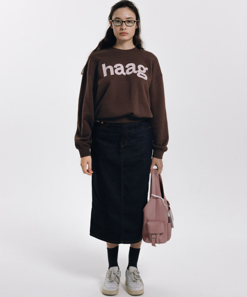 haag(ヘイグ)の「a birthday sweatshirt (brown)(スウェット・レディース・その他・FREE)」の3枚目の写真