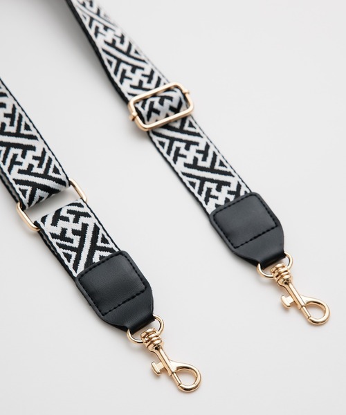 antic rag(アンティックラグ)の「Adjustable Pattern Strap|取り換え用柄ベルト(調節可能タイプ)(ショルダーバッグ・レディース・ホワイト系その他/ベージュ系その他/ドット・FREE)」の5枚目の写真