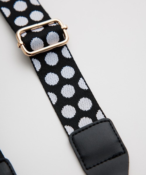 antic rag(アンティックラグ)の「Adjustable Pattern Strap|取り換え用柄ベルト(調節可能タイプ)(ショルダーバッグ・レディース・ホワイト系その他/ベージュ系その他/ドット・FREE)」の6枚目の写真