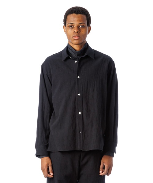 Sandinista（サンディニスタ）の「Washer Shirt / ワッシャーシャツ（シャツ/ブラウス・メンズ・ブラウン/チャコールグレー/ブラック・LARGE/MEDIUM/SMALL）」の10枚目の写真