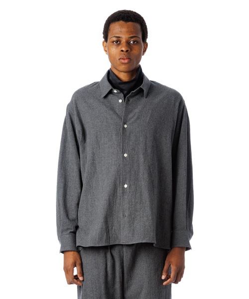 Sandinista（サンディニスタ）の「Washer Shirt / ワッシャーシャツ（シャツ/ブラウス・メンズ・ブラウン/チャコールグレー/ブラック・LARGE/MEDIUM/SMALL）」の12枚目の写真