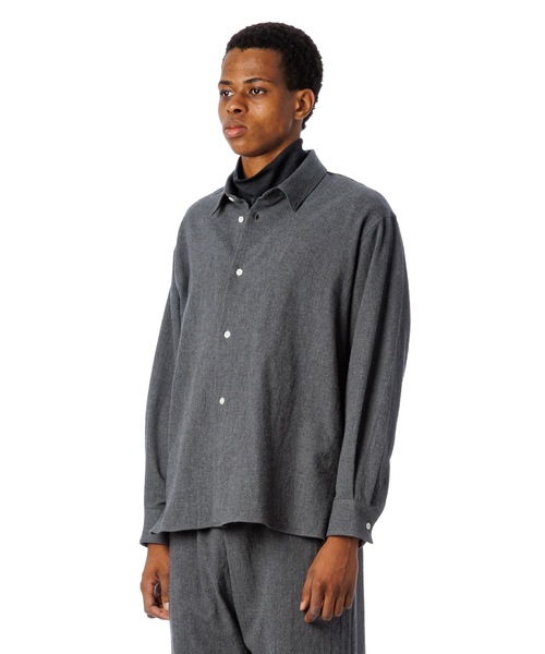 Sandinista（サンディニスタ）の「Washer Shirt / ワッシャーシャツ（シャツ/ブラウス・メンズ・ブラウン/チャコールグレー/ブラック・LARGE/MEDIUM/SMALL）」の13枚目の写真