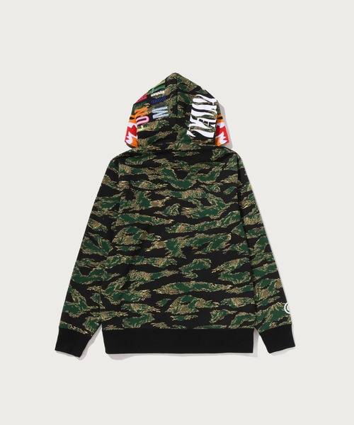A BATHING APE（アベイシングエイプ）の「TIGER CAMO TIGER FULL ZIP HOODIE（パーカー・メンズ・ベージュ/グリーン・LARGE/X-LARGE/MEDIUM/XX-LARGE/SMALL/XXX-LARGE）」の8枚目の写真