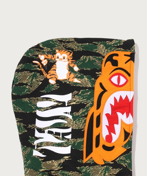 A BATHING APE（アベイシングエイプ）の「TIGER CAMO TIGER FULL ZIP HOODIE（パーカー・メンズ・ベージュ/グリーン・LARGE/X-LARGE/MEDIUM/XX-LARGE/SMALL/XXX-LARGE）」の10枚目の写真