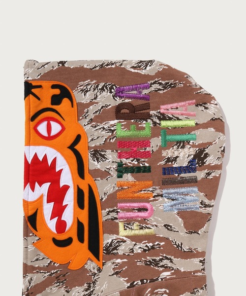 A BATHING APE（アベイシングエイプ）の「TIGER CAMO TIGER FULL ZIP HOODIE（パーカー・メンズ・ベージュ/グリーン・LARGE/X-LARGE/MEDIUM/XX-LARGE/SMALL/XXX-LARGE）」の11枚目の写真