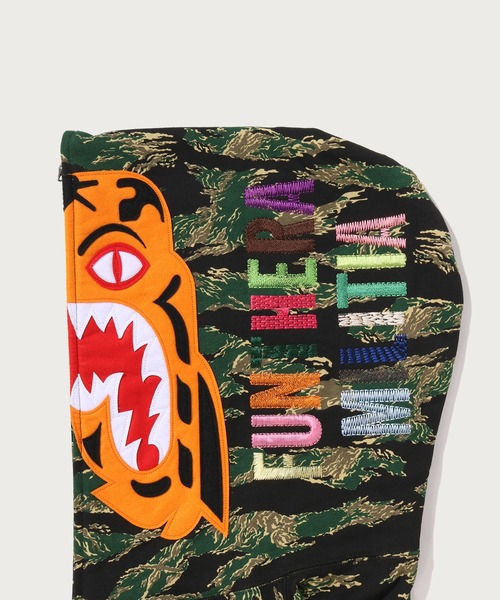 A BATHING APE（アベイシングエイプ）の「TIGER CAMO TIGER FULL ZIP HOODIE（パーカー・メンズ・ベージュ/グリーン・LARGE/X-LARGE/MEDIUM/XX-LARGE/SMALL/XXX-LARGE）」の12枚目の写真