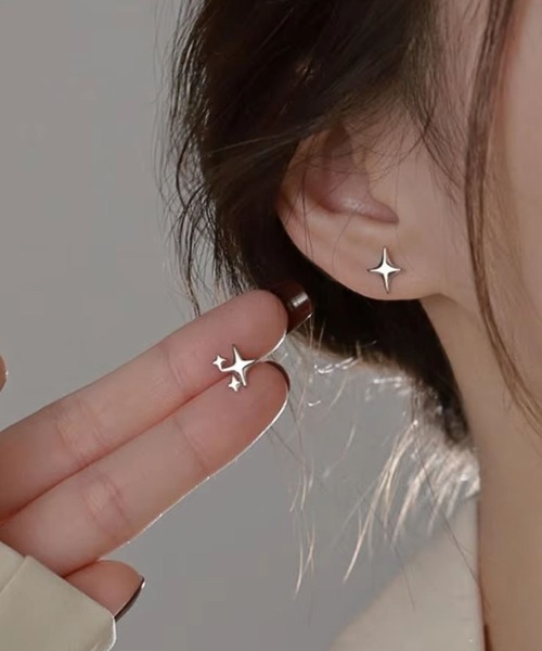 VIBGYOR（ヴィブジョー）の「【TUNE】四芒星ピアス（ピアス（両耳用）・レディース・シルバー/その他3/その他4・FREE）」の13枚目の写真