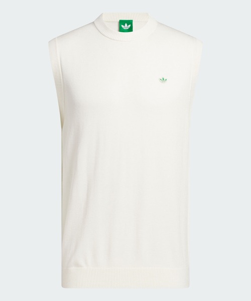 adidas(アディダス)の「オリジナルス カシミヤ ベスト【adidas Golf/アディダスゴルフ】(ベスト・メンズ・ホワイト・SMALL/MEDIUM/LARGE/X-LARGE/XX-LARGE/3XL)」の6枚目の写真