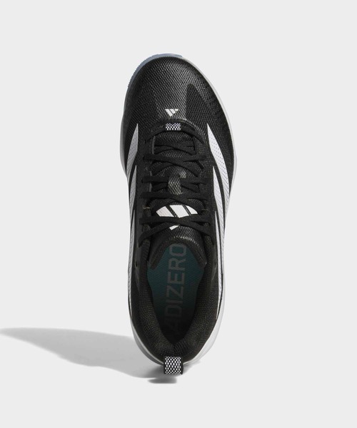 adidas(アディダス)の「アディゼロ インパクト 2.0 ターフシューズ / Adizero Impact 2.0 Turf Shoes / アディダス adidas(スニーカー・メンズ・ブラック・25.0cm/26.5cm/27.0cm/27.5cm/25.5cm/26.0cm)」の2枚目の写真