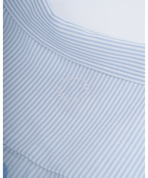 SUNS by #Re:room(サンズバイリルーム)の「サンズエンブロイダリーシアサッカーオープンカラーシャツ(シャツ/ブラウス・メンズ・グレー/グリーン/ブルー・SMALL/MEDIUM)」の19枚目の写真