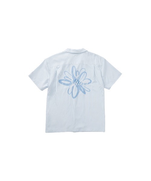 SUNS by #Re:room(サンズバイリルーム)の「サンズエンブロイダリーシアサッカーオープンカラーシャツ(シャツ/ブラウス・メンズ・グレー/グリーン/ブルー・SMALL/MEDIUM)」の14枚目の写真