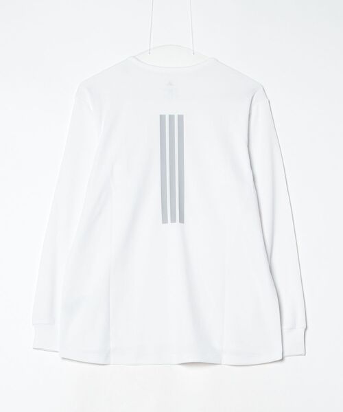 adidas(アディダス)の「adidas アディダス W カラット L/S Tシャツ(Tシャツ/カットソー・レディース・ホワイト/ブラック・M/L/XL)」の14枚目の写真