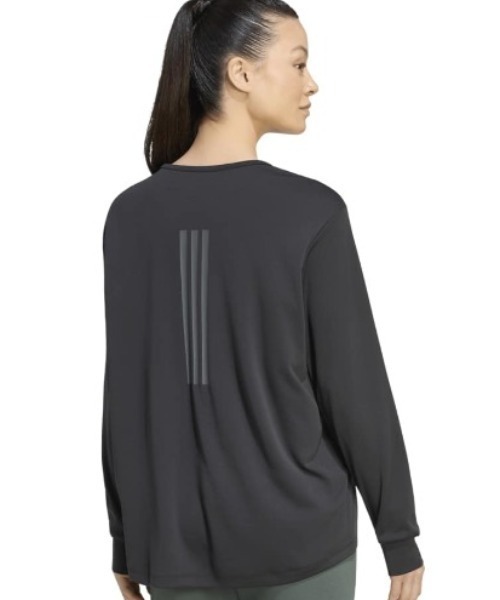 adidas(アディダス)の「adidas アディダス W カラット L/S Tシャツ(Tシャツ/カットソー・レディース・ホワイト/ブラック・M/L/XL)」の8枚目の写真