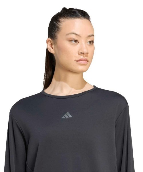 adidas(アディダス)の「adidas アディダス W カラット L/S Tシャツ(Tシャツ/カットソー・レディース・ホワイト/ブラック・M/L/XL)」の10枚目の写真