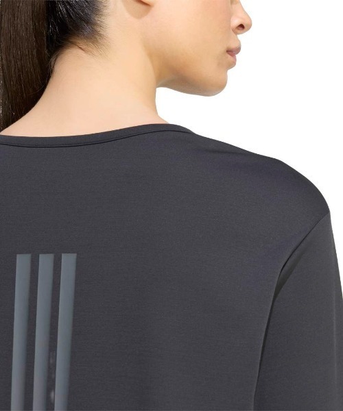 adidas(アディダス)の「adidas アディダス W カラット L/S Tシャツ(Tシャツ/カットソー・レディース・ホワイト/ブラック・M/L/XL)」の11枚目の写真