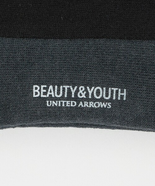 BEAUTY&YOUTH UNITED ARROWS(ビューティーアンドユースユナイテッドアローズ)の「バック ライン ソックス(ソックス/靴下・メンズ・オフホワイト/ブラック/ベージュ・FREE)」の7枚目の写真