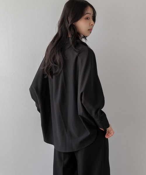 La-gemme(ラジェム)の「ドルマリンスリーブ/シアーブラウス/ロングシーズン(シャツ/ブラウス・レディース・ホワイト/ブラック・フリー)」の11枚目の写真