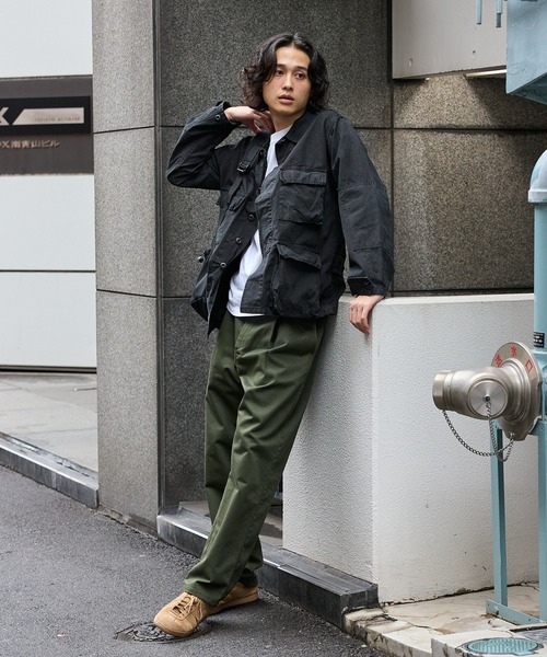 orSlow（オアスロウ）の「orSlow/オアスロウ STONE BLACK B.D.U JACKET フラップポケット ミディアムレングス ジャケット アウター ヴィンテージ アメカジ 2026年秋冬 秋服（デニムジャケット・メンズ・ブラック・2/4/3）」の16枚目の写真