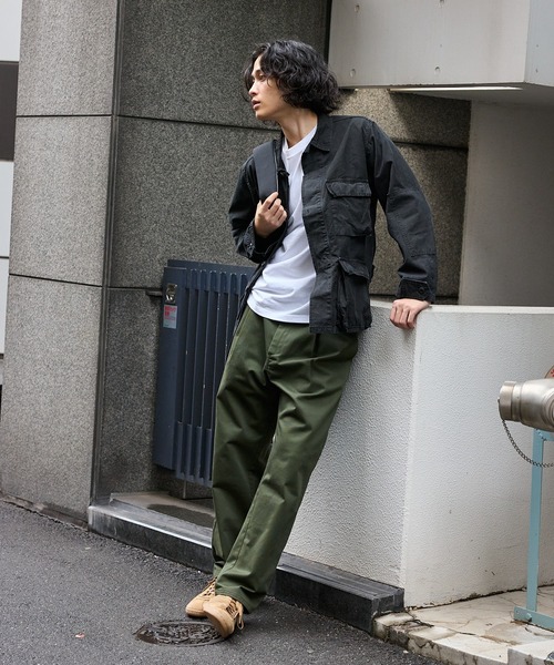 orSlow（オアスロウ）の「orSlow/オアスロウ STONE BLACK B.D.U JACKET フラップポケット ミディアムレングス ジャケット アウター ヴィンテージ アメカジ 2026年秋冬 秋服（デニムジャケット・メンズ・ブラック・2/4/3）」の15枚目の写真