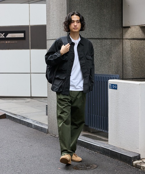 orSlow（オアスロウ）の「orSlow/オアスロウ STONE BLACK B.D.U JACKET フラップポケット ミディアムレングス ジャケット アウター ヴィンテージ アメカジ 2026年秋冬 秋服（デニムジャケット・メンズ・ブラック・2/4/3）」の14枚目の写真