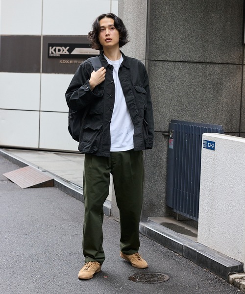 orSlow（オアスロウ）の「orSlow/オアスロウ STONE BLACK B.D.U JACKET フラップポケット ミディアムレングス ジャケット アウター ヴィンテージ アメカジ 2026年秋冬 秋服（デニムジャケット・メンズ・ブラック・2/4/3）」の13枚目の写真