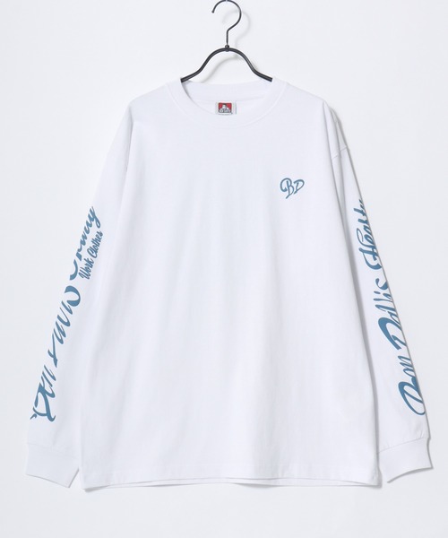 BEN DAVIS(ベンデイビス)の「BEN DAVIS/ベンデイビス HEARTY LETTER WIDE LS TEE/オーバーサイズ ストリート ハート バックプリント ロゴ ワンポイント 長袖Tシャツ/ロンT/レディース メンズ(Tシャツ/カットソー・メンズ・ブラック/ホワイト・M/L/XL)」の12枚目の写真