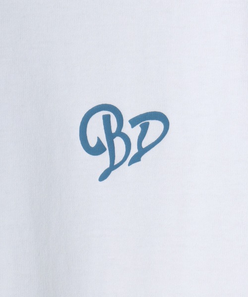 BEN DAVIS(ベンデイビス)の「BEN DAVIS/ベンデイビス HEARTY LETTER WIDE LS TEE/オーバーサイズ ストリート ハート バックプリント ロゴ ワンポイント 長袖Tシャツ/ロンT/レディース メンズ(Tシャツ/カットソー・メンズ・ブラック/ホワイト・M/L/XL)」の5枚目の写真