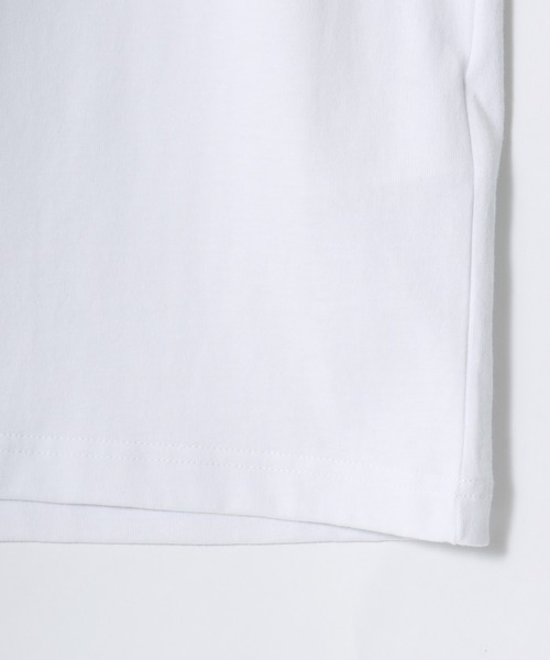 BEN DAVIS(ベンデイビス)の「BEN DAVIS/ベンデイビス HEARTY LETTER WIDE LS TEE/オーバーサイズ ストリート ハート バックプリント ロゴ ワンポイント 長袖Tシャツ/ロンT/レディース メンズ(Tシャツ/カットソー・メンズ・ブラック/ホワイト・M/L/XL)」の4枚目の写真