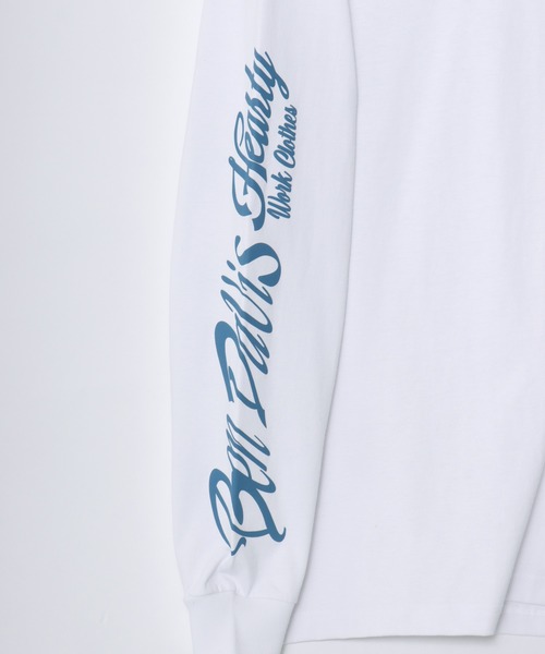 BEN DAVIS(ベンデイビス)の「BEN DAVIS/ベンデイビス HEARTY LETTER WIDE LS TEE/オーバーサイズ ストリート ハート バックプリント ロゴ ワンポイント 長袖Tシャツ/ロンT/レディース メンズ(Tシャツ/カットソー・メンズ・ブラック/ホワイト・M/L/XL)」の6枚目の写真