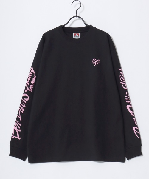 BEN DAVIS(ベンデイビス)の「BEN DAVIS/ベンデイビス HEARTY LETTER WIDE LS TEE/オーバーサイズ ストリート ハート バックプリント ロゴ ワンポイント 長袖Tシャツ/ロンT/レディース メンズ(Tシャツ/カットソー・メンズ・ブラック/ホワイト・M/L/XL)」の14枚目の写真