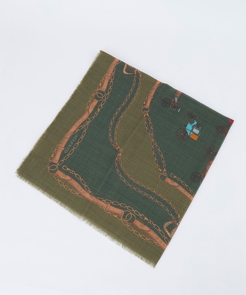 AULENTTI(オウレンティ)の「【AULENTTI】スカーフ-VINTAGE CHAIN Scarf(バンダナ/スカーフ・レディース・カーキ・FREE)」の16枚目の写真