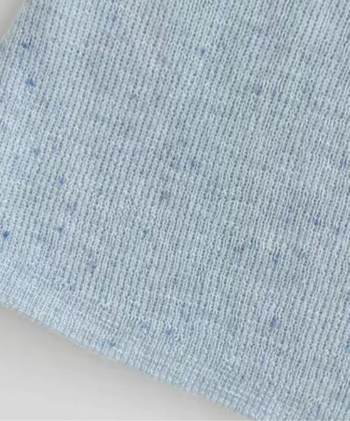 LA POMME petit（ラポミ・プチ）の「Contrast Off-Shoulder Tie Top/コントラストオフショルダータイトップ（Tシャツ/カットソー・レディース・ブルー/ブラウン/ブラック・FREE）」の4枚目の写真