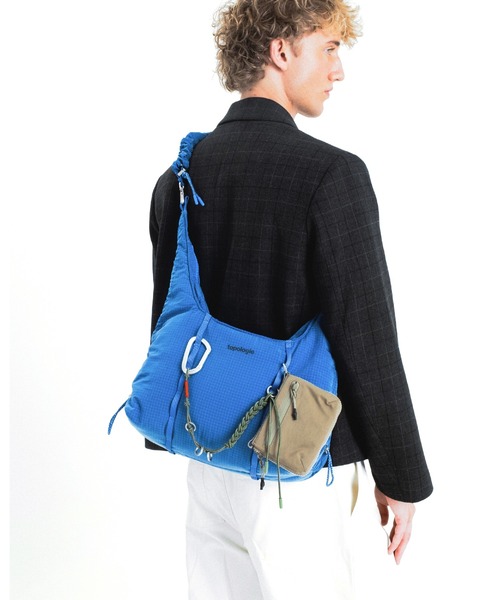 Topologie(トポロジー)の「Cloud Hobo Small(クラウド ホーボー スモール)(ショルダーバッグ・レディース・ブルー/ブラウン・ONE SIZE)」の11枚目の写真