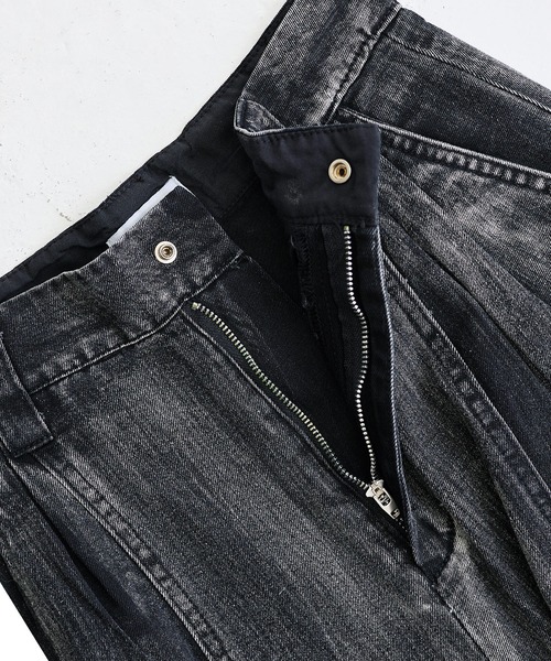 LILL（リル）の「ハイウエストコットンツイルドレープアイレットカーゴパンツ（カーゴパンツ・メンズ・ブラック/ブラック系1・S/XL/L/M）」の10枚目の写真