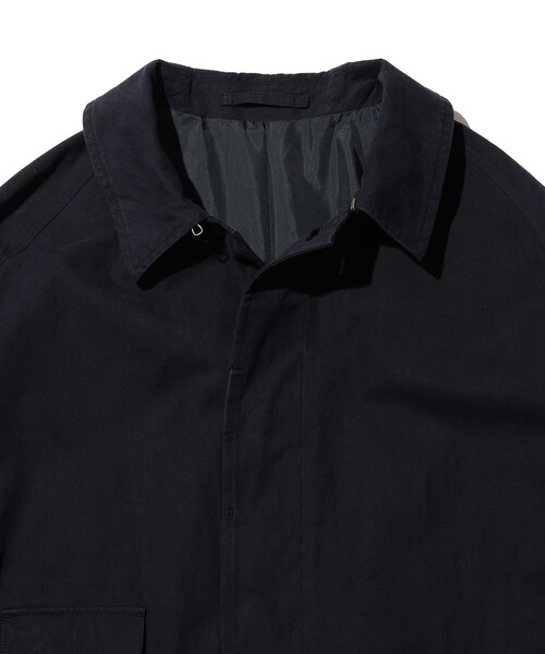BEAMS PLUS(ビームスプラス)の「Over Coat 3Ply Oxford(その他アウター・メンズ・ライトブラウン/ネイビー・M/S/L/XL)」の8枚目の写真