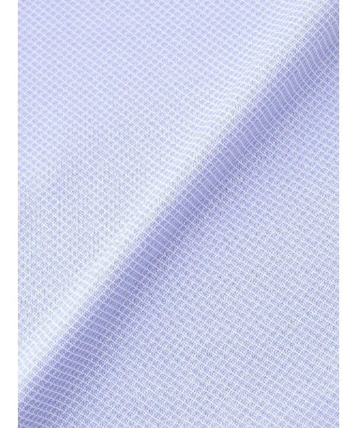 Perfect Suit FActory(パーフェクトスーツファクトリー)の「【アイシャツ累計販売枚数1100万枚突破】長袖アイシャツ 完全ノーアイロン/速乾/抗菌防臭 ロンビック柄 セミワイド(ビジネスシャツ・メンズ・グレー/ライトピンク/サックスブルー・首回り39cm-裄丈82cm/首回り45cm-裄丈86cm/首回り43cm-裄丈86cm/首回り37cm-裄丈80cm/首回り41cm-裄丈84cm)」の9枚目の写真