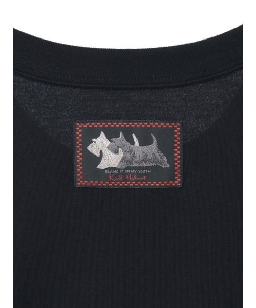 KARL HELMUT(カールヘルム)の「テリアプリントカットソー(Tシャツ/カットソー・メンズ・ブラック/ピンク/キナリ・MEDIUM/LARGE)」の10枚目の写真
