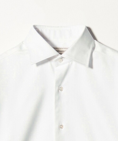 UNITED ARROWS(ユナイテッドアローズ)の「イージーケア AG ヘリンボーン セミワイドカラーシャツ 抗菌防臭(シャツ/ブラウス・メンズ・ホワイト・41cm/42cm/37cm/38cm/40cm/39cm)」の5枚目の写真