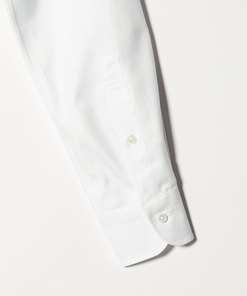 UNITED ARROWS(ユナイテッドアローズ)の「イージーケア AG ヘリンボーン セミワイドカラーシャツ 抗菌防臭(シャツ/ブラウス・メンズ・ホワイト・41cm/42cm/37cm/38cm/40cm/39cm)」の6枚目の写真