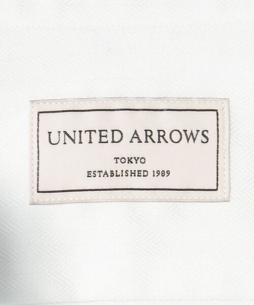 UNITED ARROWS(ユナイテッドアローズ)の「イージーケア AG ヘリンボーン セミワイドカラーシャツ 抗菌防臭(シャツ/ブラウス・メンズ・ホワイト・41cm/42cm/37cm/38cm/40cm/39cm)」の10枚目の写真