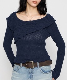 MELLOW OFF SHOULDER ニット