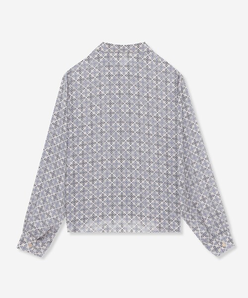 MACKINTOSH LONDON(マッキントッシュ ロンドン)の「【婦人画報10月号掲載】【ANDREW/アンドリュー】バイカラーアンドリュープリントブラウス(シャツ/ブラウス・レディース・ブルー系その他4/ベージュ系その他5・40/38)」の7枚目の写真