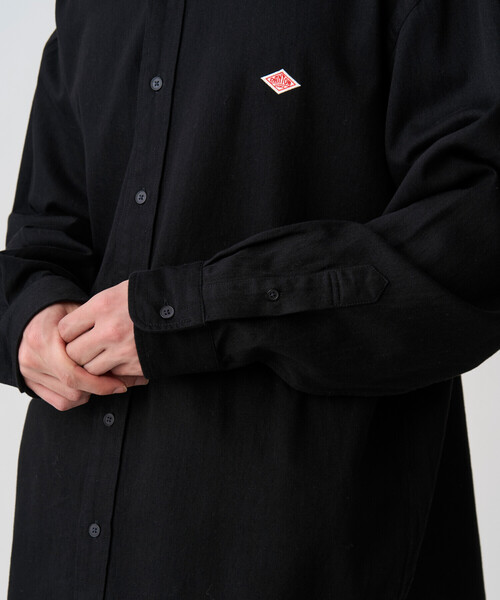 DANTON(ダントン)の「Men's Denim Corduroy Collar Shirt(シャツ/ブラウス・メンズ・ブラック/ダークインディゴブルー・40/38/42/44)」の8枚目の写真